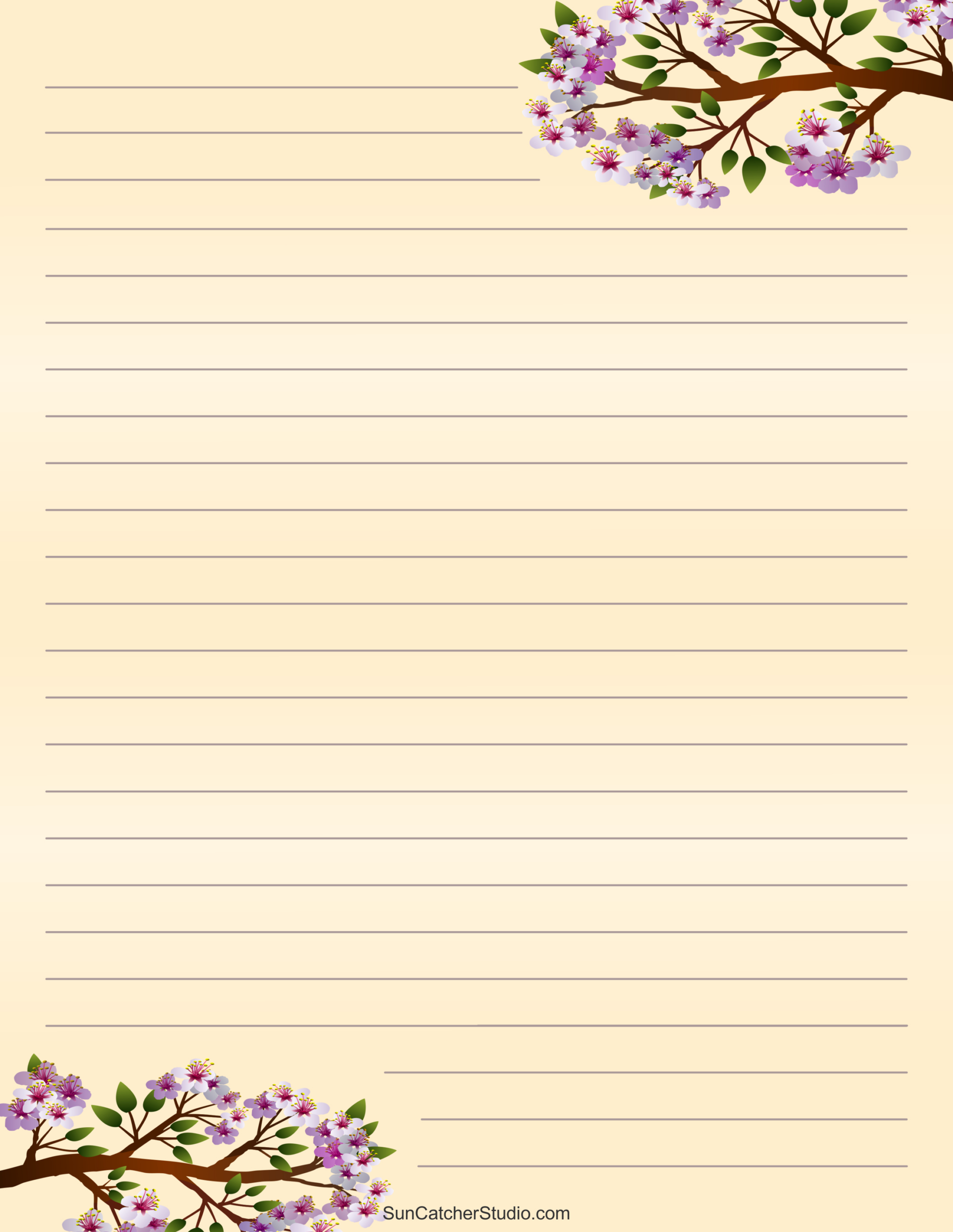 Free Printable Stationery And Lined Letter Writing Paper – Free within Free Printable Lined Stationery