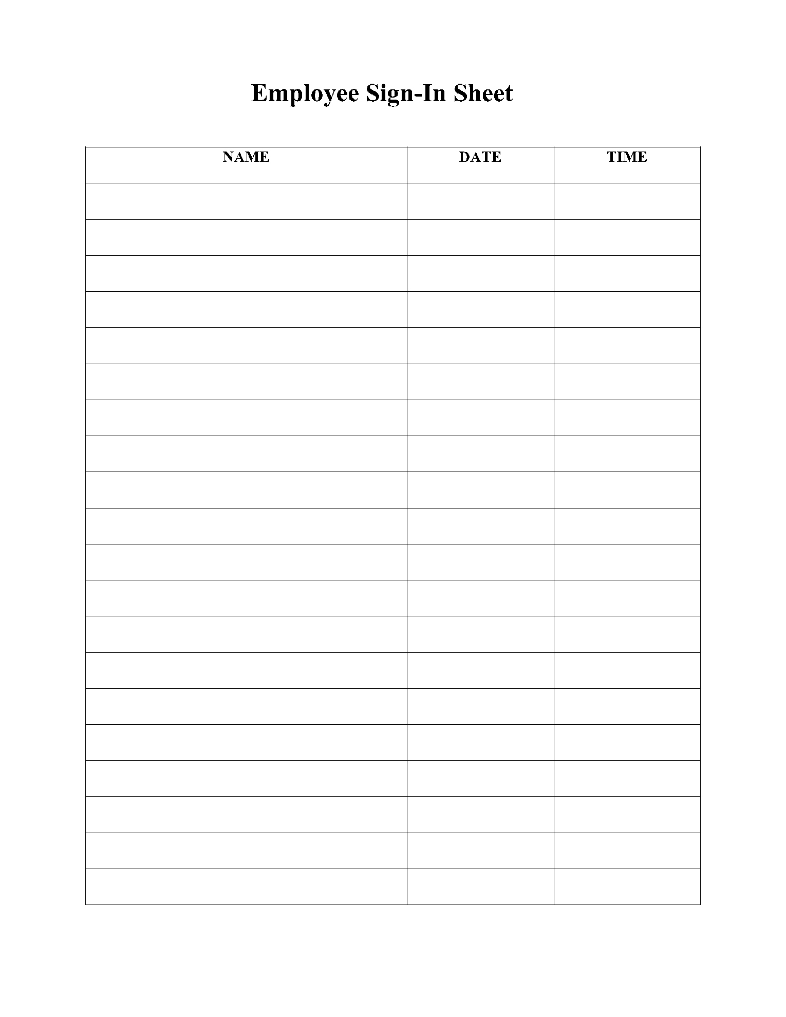 Free Sign In/Up Sheet Templates | Pdf | Cocosign with regard to Free Printable Sign In Sheet Template
