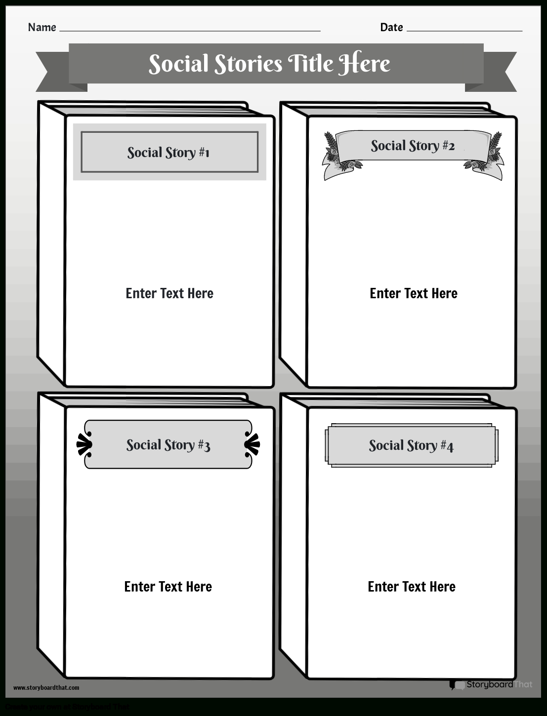 Free Social Story Templates: Create & Customize Easily inside Free Printable Social Story Template