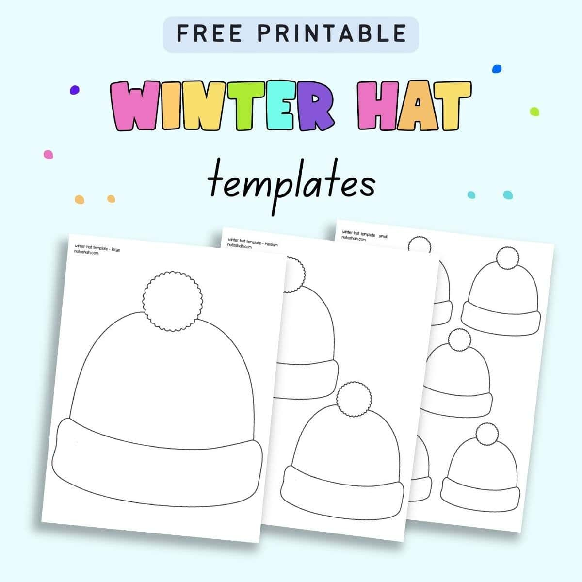 Free Winter Hat Template Printables - The Artisan Life pertaining to Winter Hat Template Printable Free