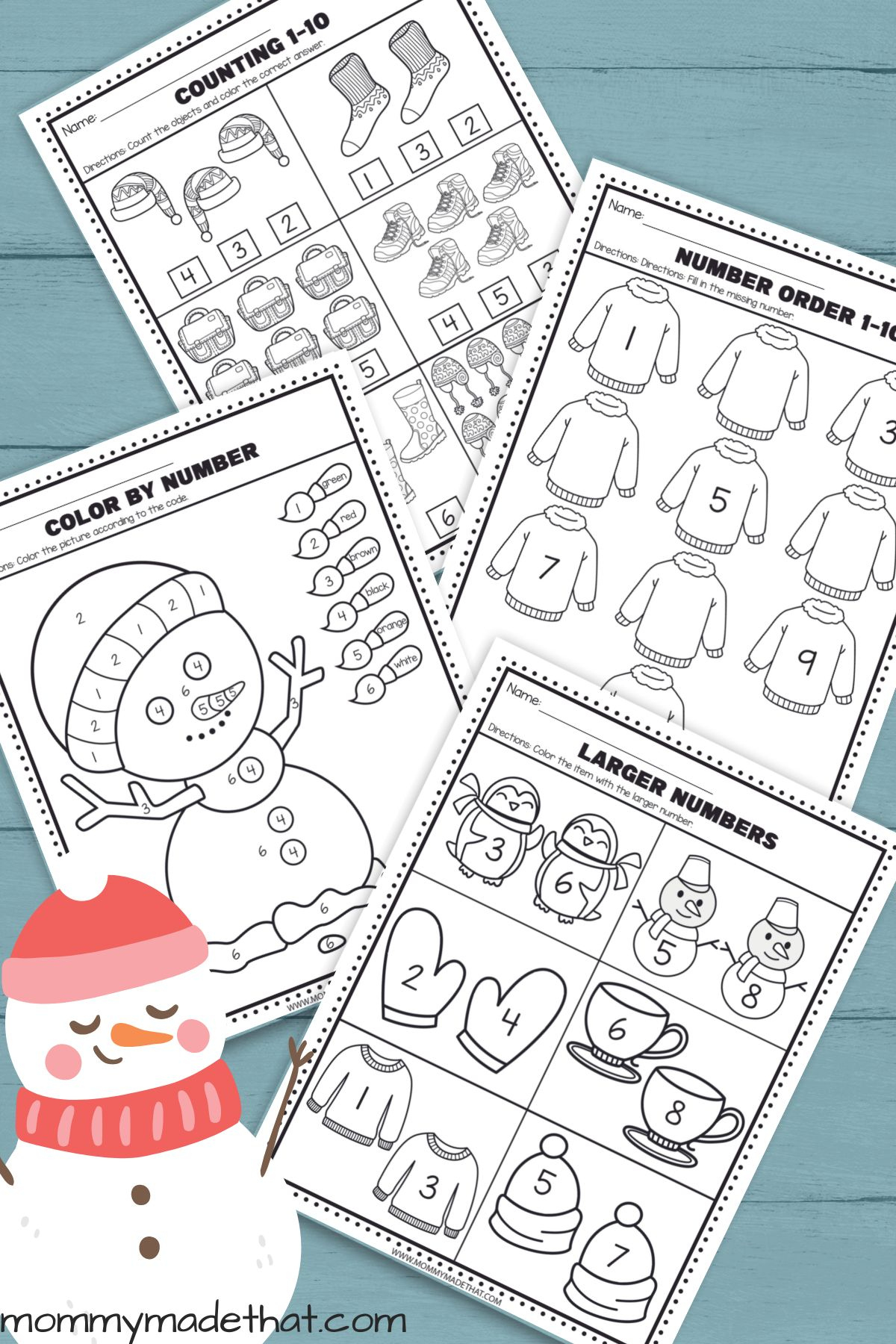 Free Winter Preschool Worksheets (Great For Kindergarten Too!) within Free Printable Winter Worksheets For Preschool