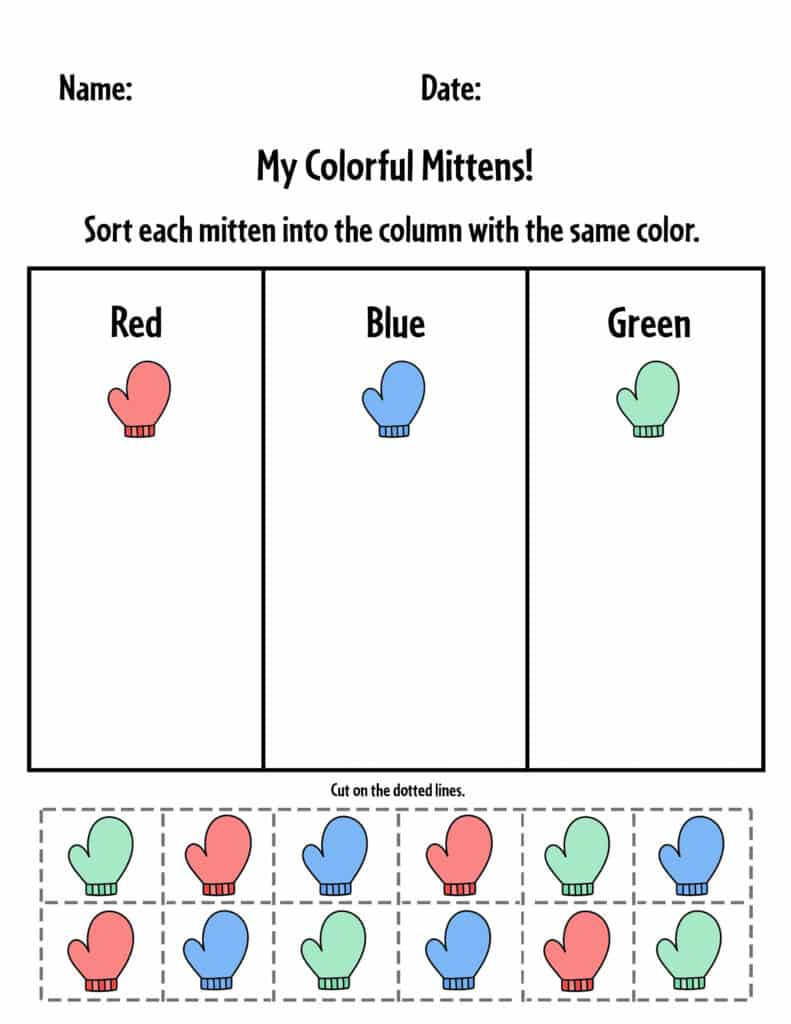 Free Winter Worksheets For Preschool! ⋆ The Hollydog Blog in Free Printable Winter Worksheets For Preschool