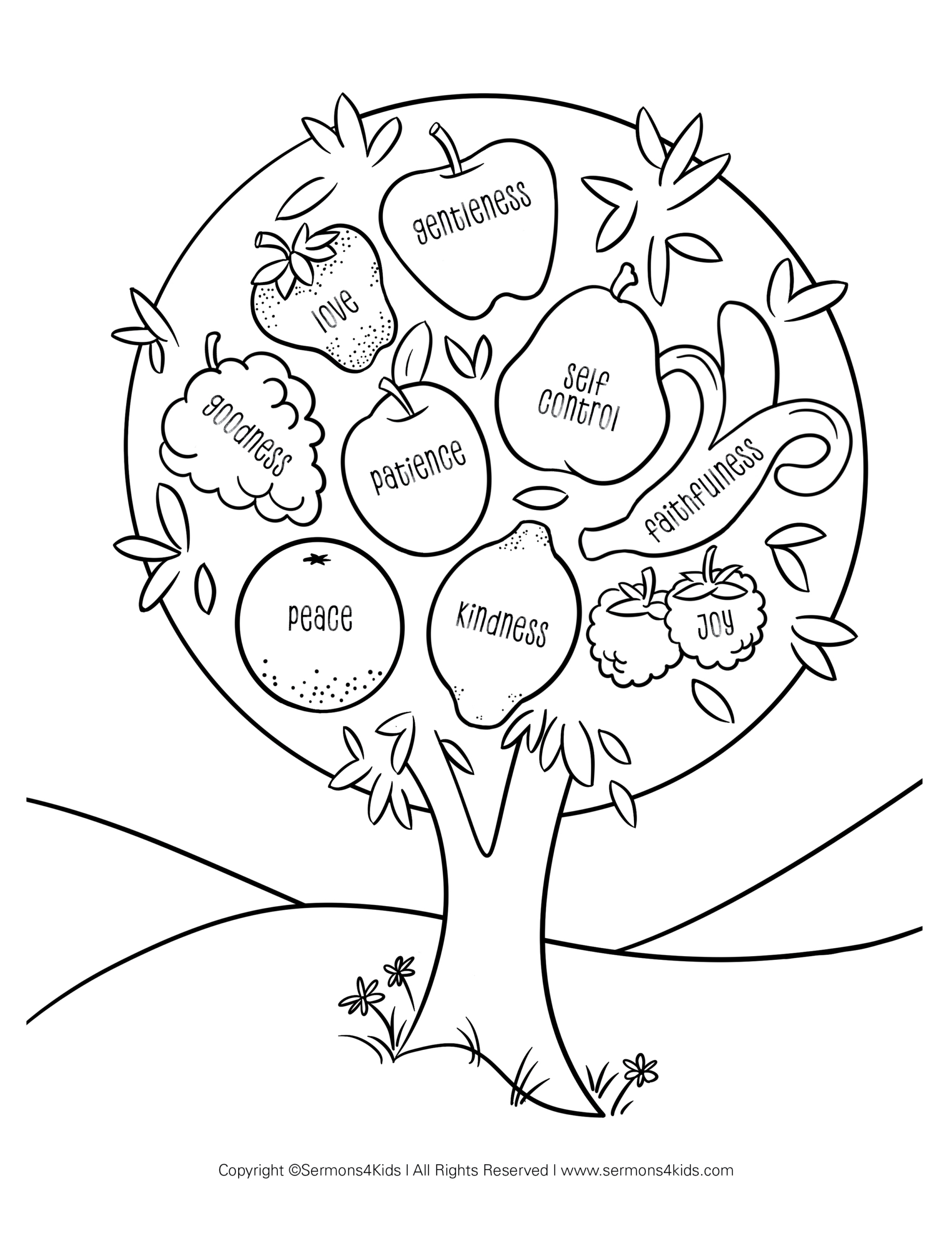 Fruit Of The Spirit | Children'S Sermons From Sermons4Kids in Free Printable Fruit Of The Spirit Lessons