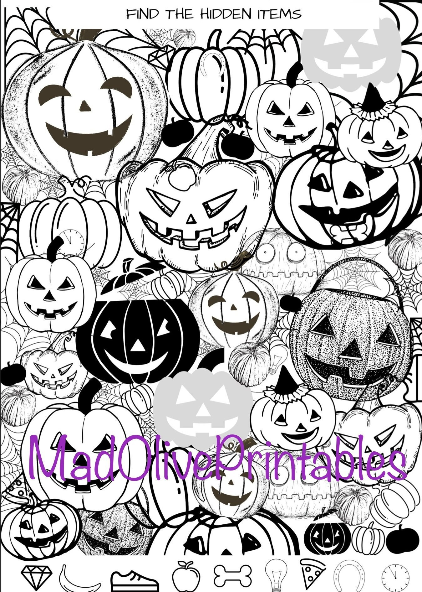 Halloween Hidden Picture Printable - Worksheets Library regarding Hidden Pictures Halloween Free Printables