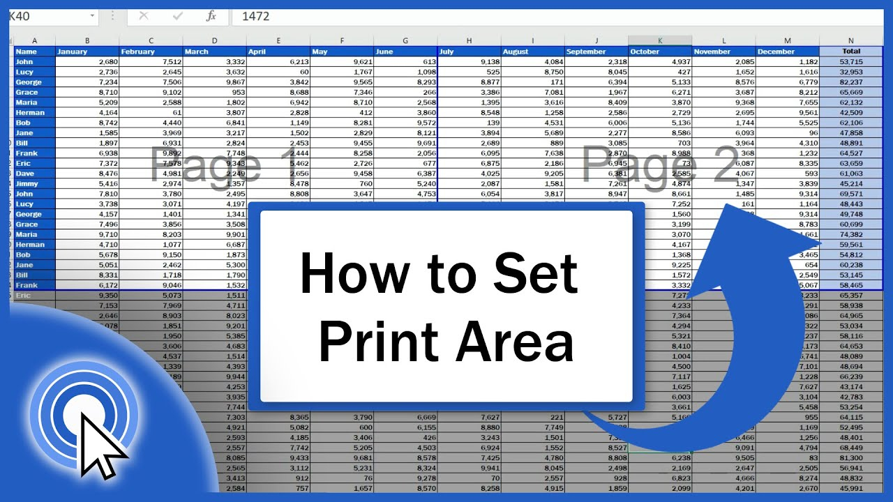 How To Set The Print Area In Excel (Stepstep) regarding How to Set Printable Area in Excel