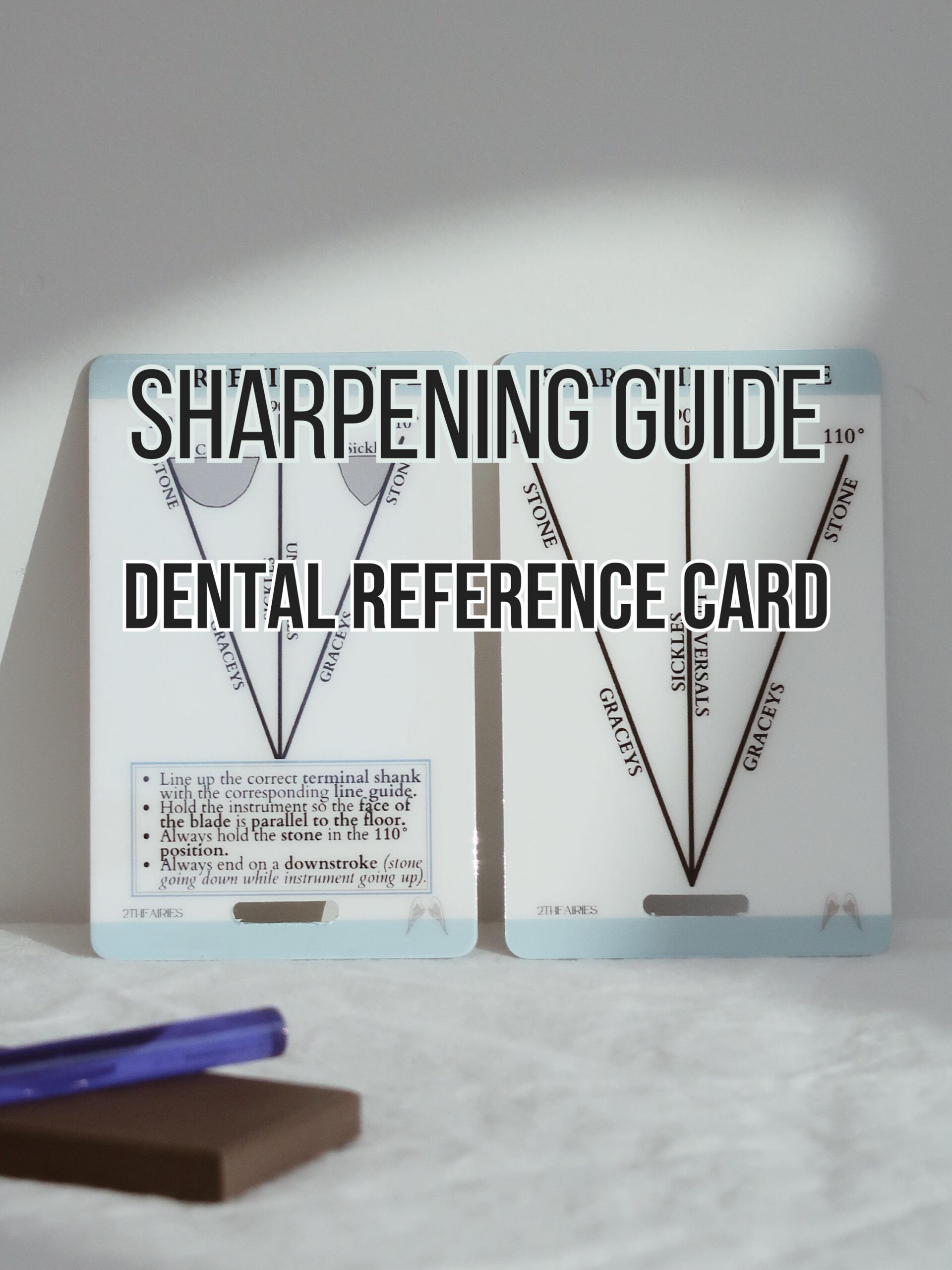 Instrument Sharpening Guide. Quick Reference Card, Study Card throughout Printable Dental Instrument Sharpening Guide