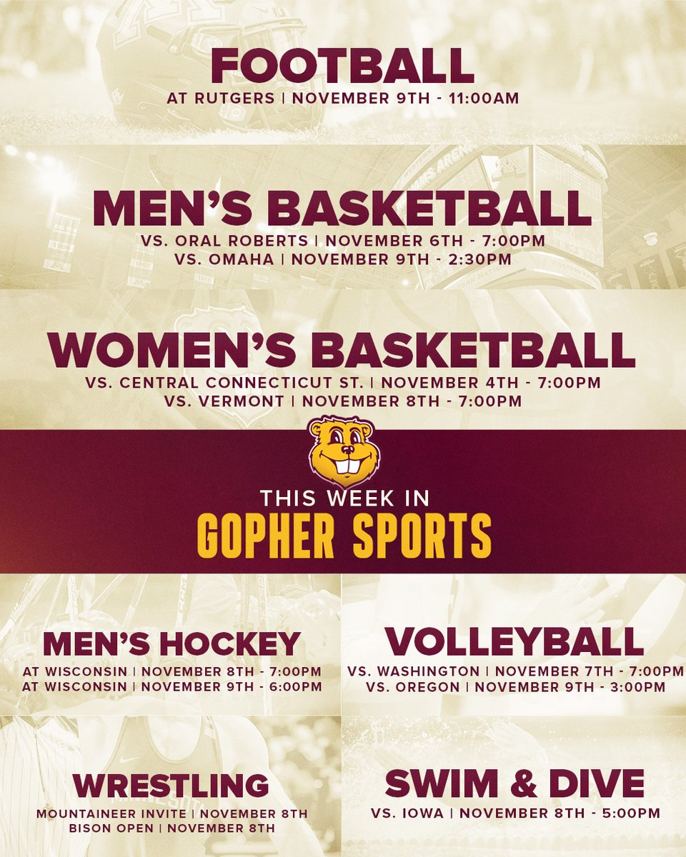 It&amp;#039;S Basketball Season! 🏀 @Gopher_Rowing Is Also In Action On regarding Printable Minnesota Gopher Basketball Schedule