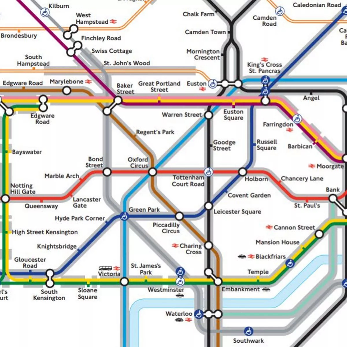 London Underground: All The Official Versions Of The Tube Map You inside Printable Tube Map of London Underground