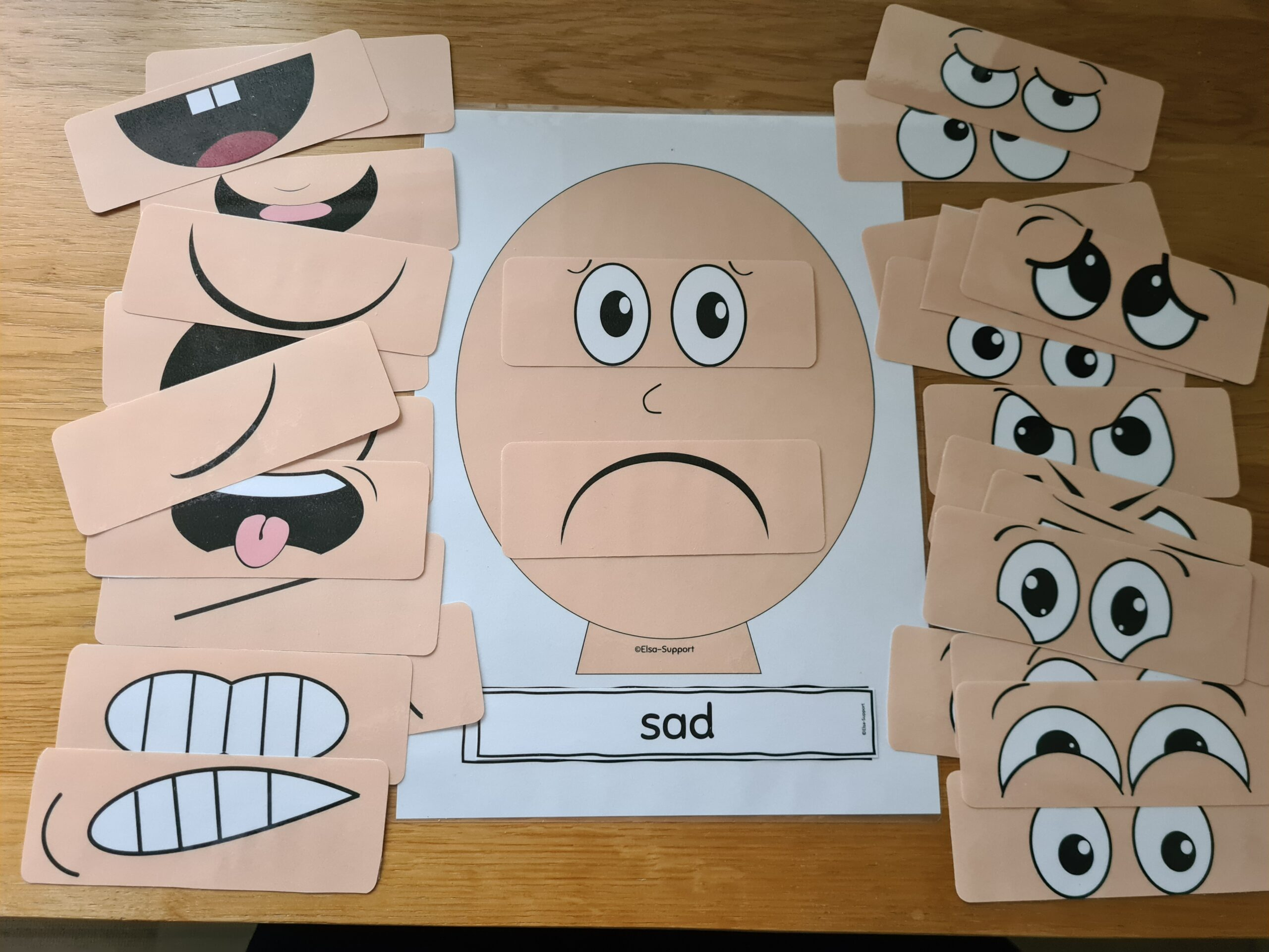 Make A Face - Item 078 - Elsa Support pertaining to Make a Face Activity Printable