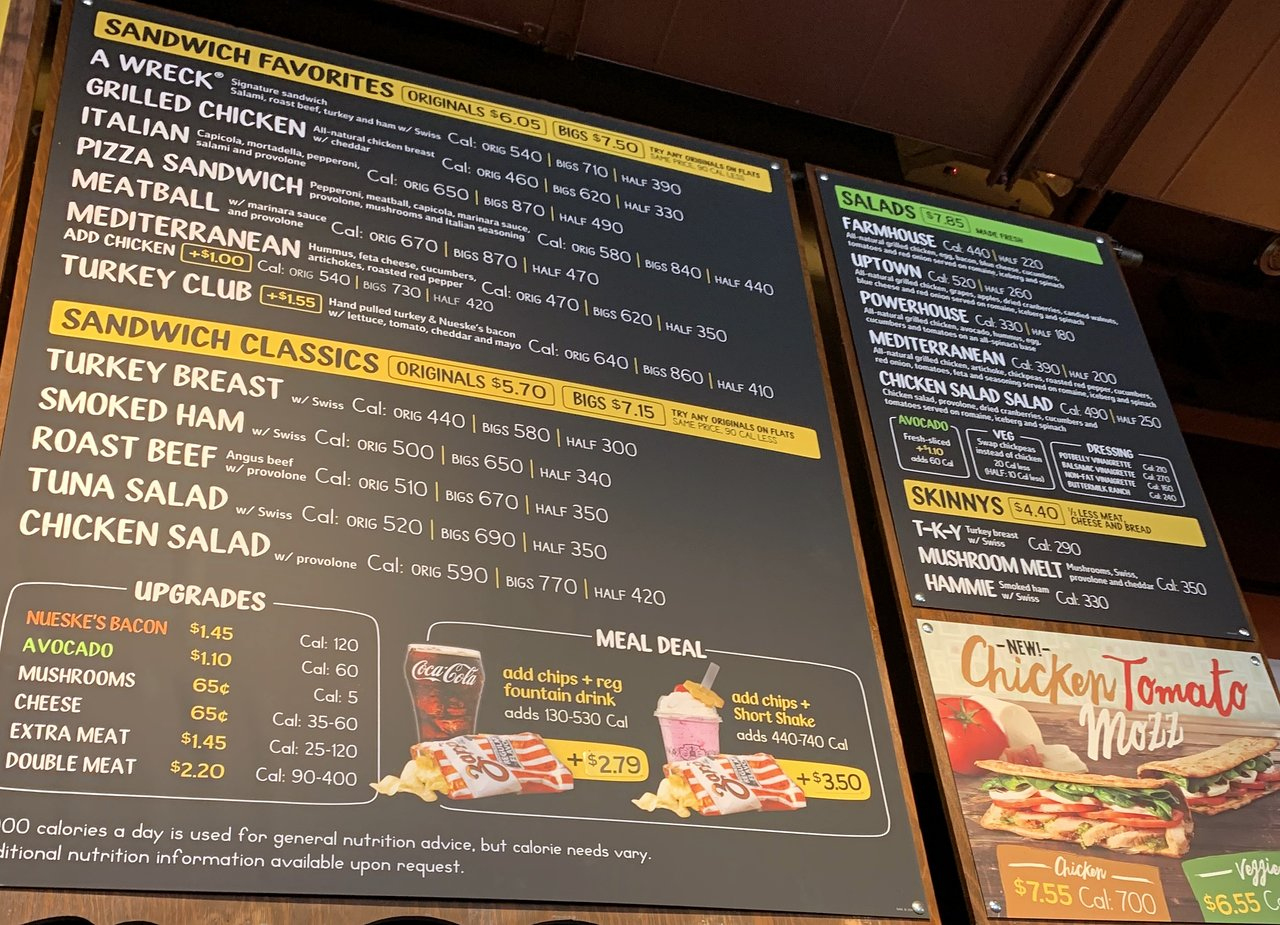 Menu Boards - Picture Of Potbelly Sandwich Shop, Northbrook pertaining to Printable Potbelly Menu with Prices