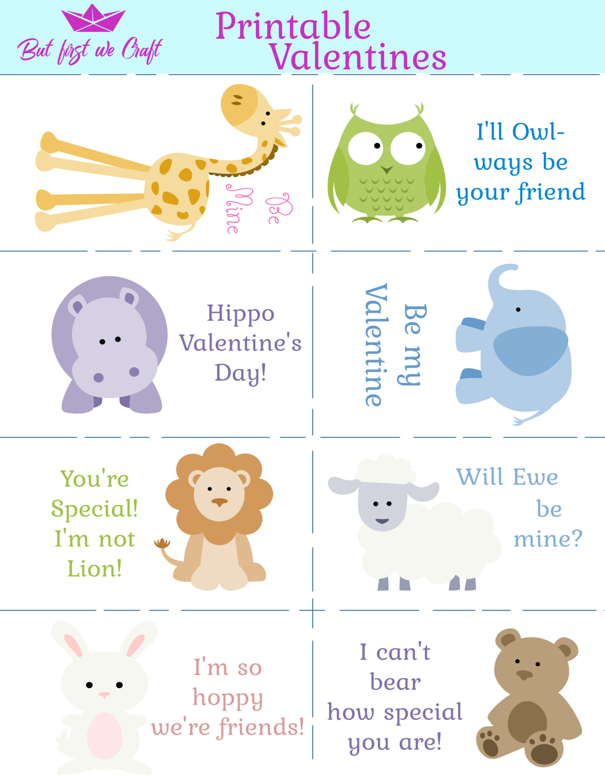 New Free Printable Valentine'S Day Cards For Kids – But First We Craft regarding Free Printable Valentine Cards For Preschoolers