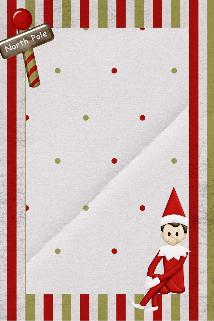 Our Elf On The Shelf Has Arrived! - Third Stop On The Right in Elf on the Shelf Template Printable