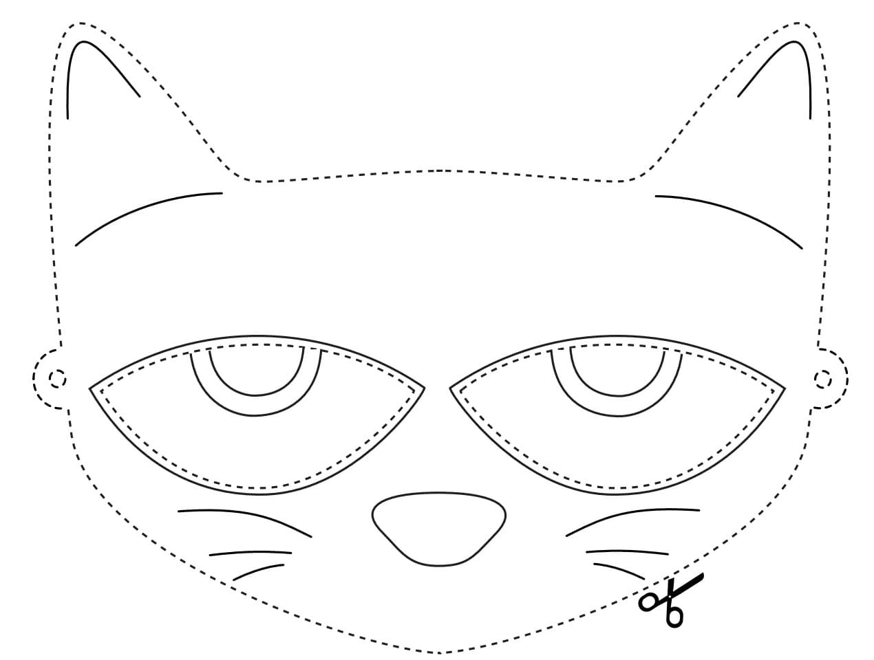 Pete Mask regarding Pete The Cat Printable Mask