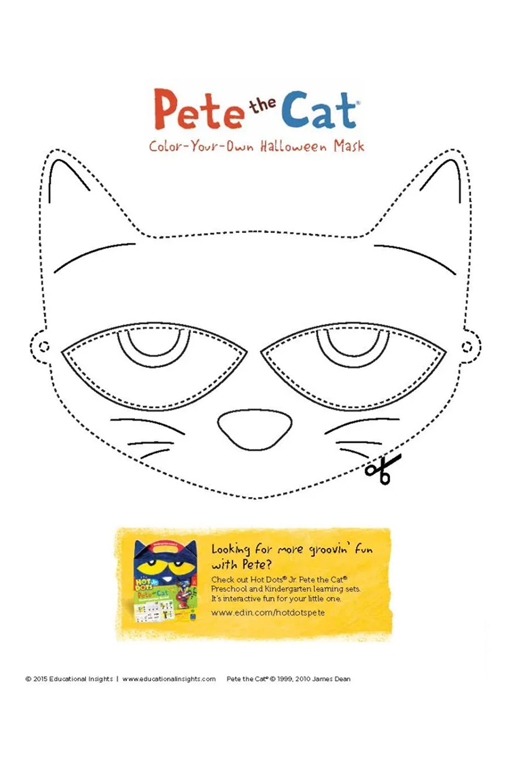 Pete The Cat® Diy Art, Activities, And More! in Pete the Cat Printable Template