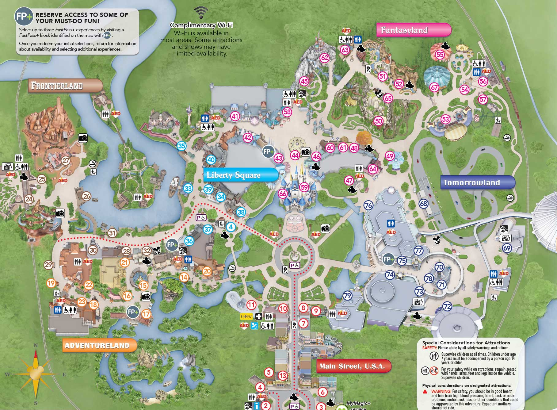 Photos - New Magic Kingdom Guide Map Shows Changes To The Hub Area throughout Disney World Magic Kingdom Map Printable