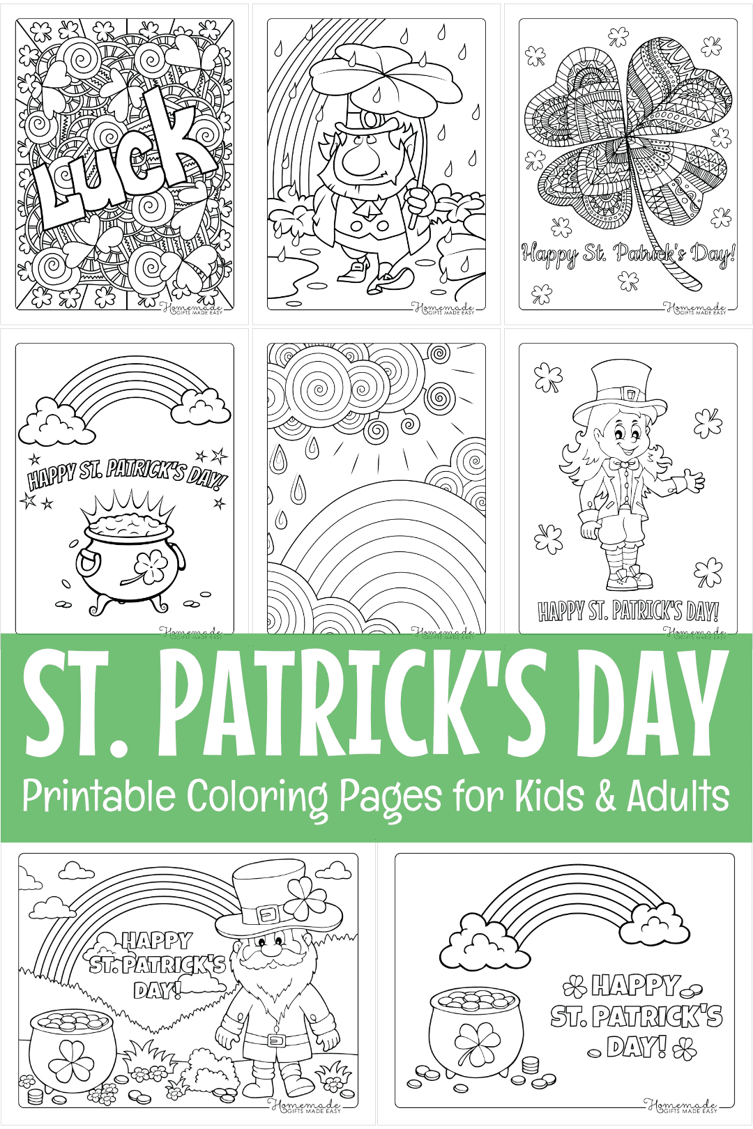 Printable St Patrick'S Day Coloring Pages (Free Pdf) in Happy St Patricks Day Free Printable