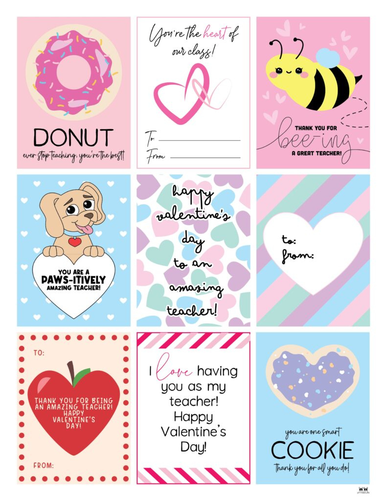 Printable Valentine'S Day Cards - 250+ Free Printables | Printabulls regarding Free Printable Valentine's Day Cards For Teachers