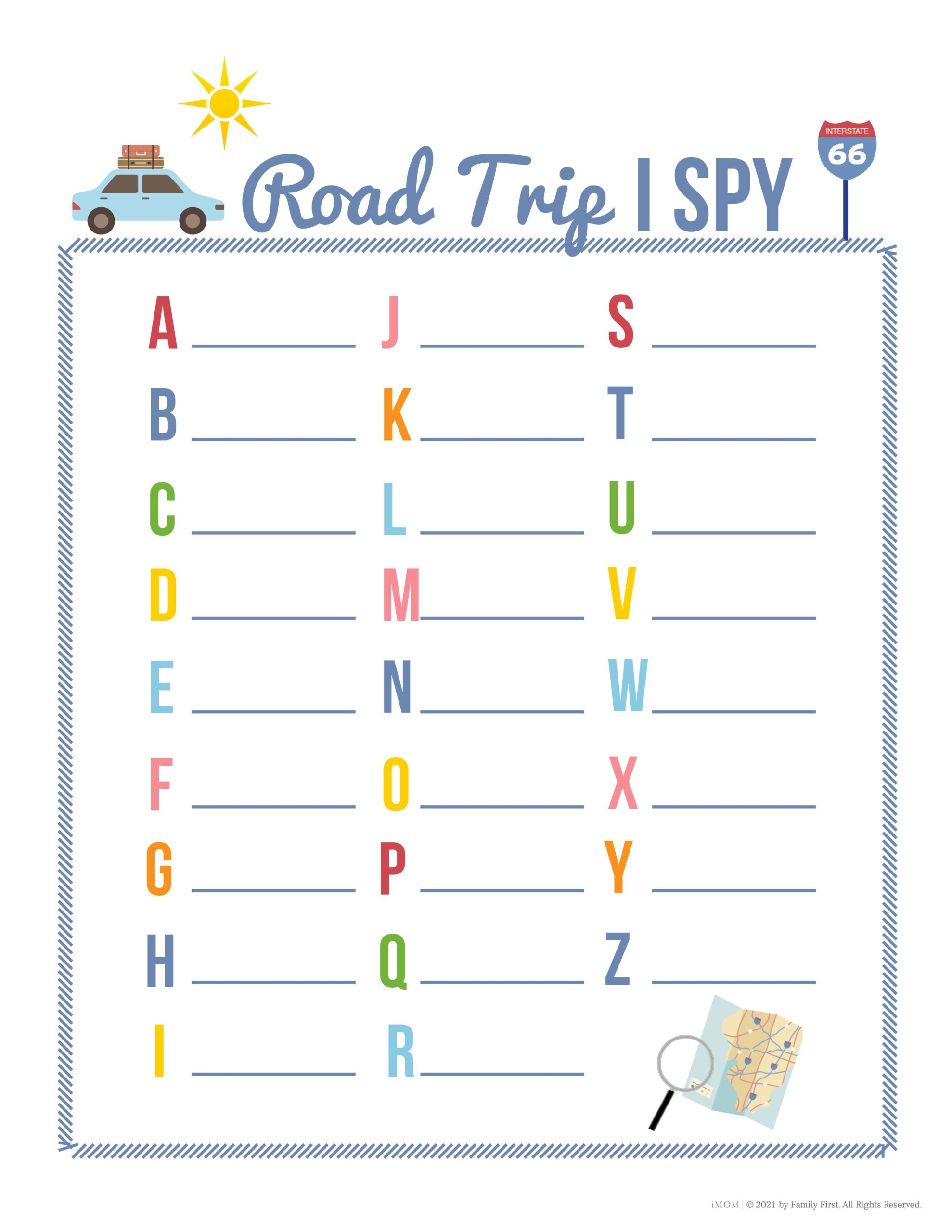 Road Trip Games For Summer - Imom with Printable Road Trip Games Free
