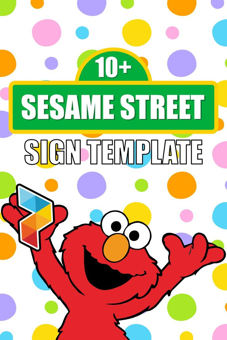 Sesame Street Sign Template - 10 Free Pdf Printables | Printablee pertaining to Sesame Street Street Sign Printable