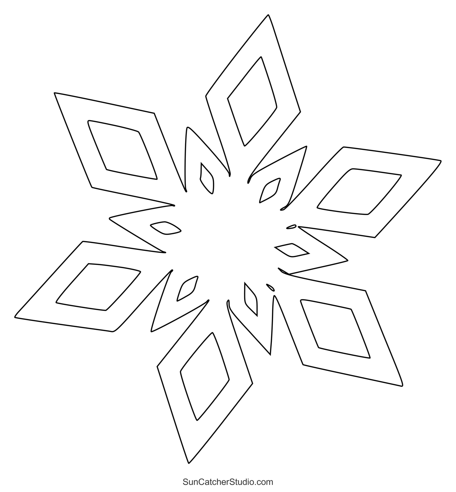 Snowflake Templates (Printable Stencils And Patterns) – Free with regard to Free Printable Snowflake Template Free Download