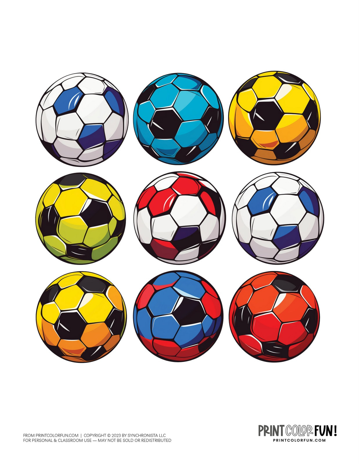 Soccer Ball Clipart Fun: Crafts, Coloring Pages & 10 Enriching throughout Free Printable Soccer Ball Images