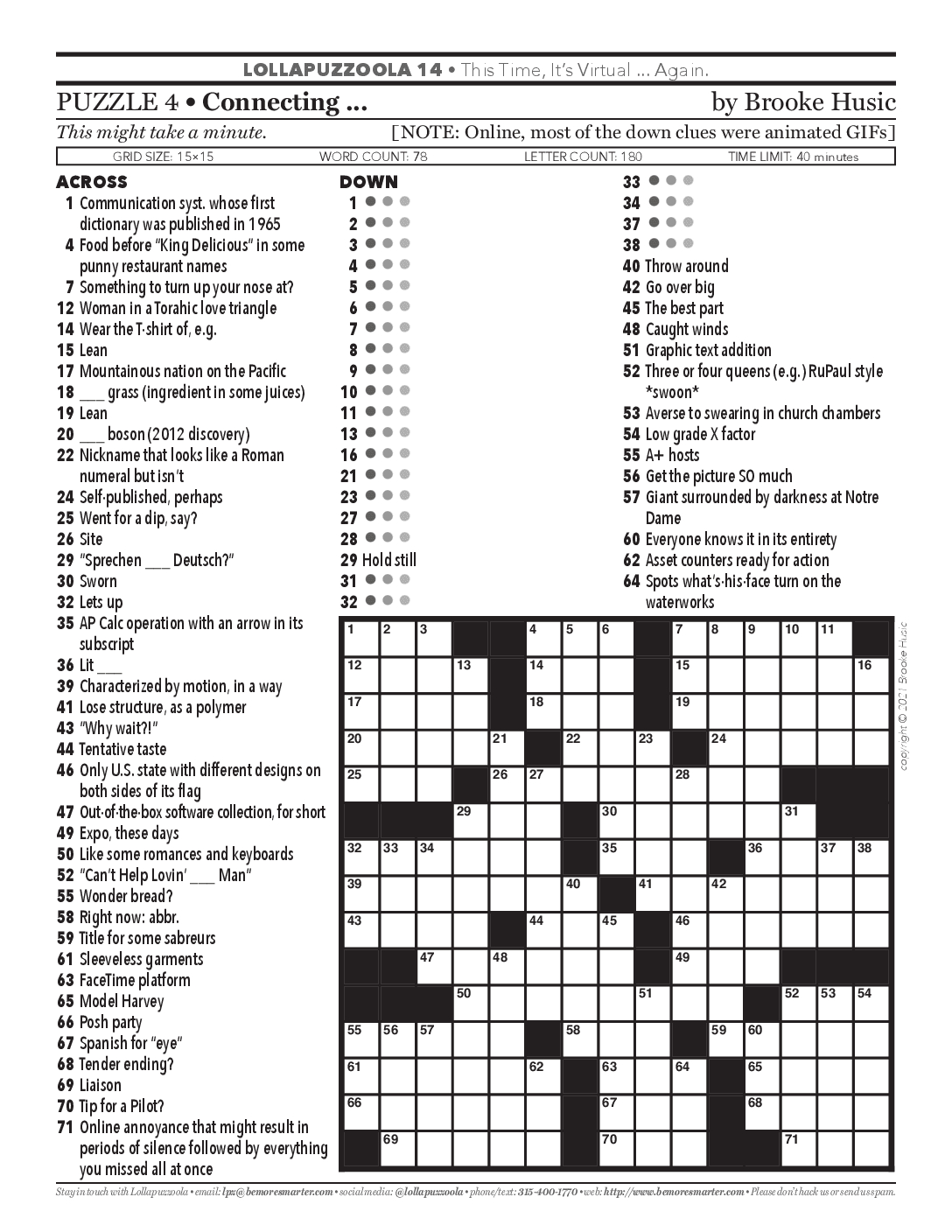 Solve The Puzzle - The New York Times with Free New York Times Sunday Crossword Printable