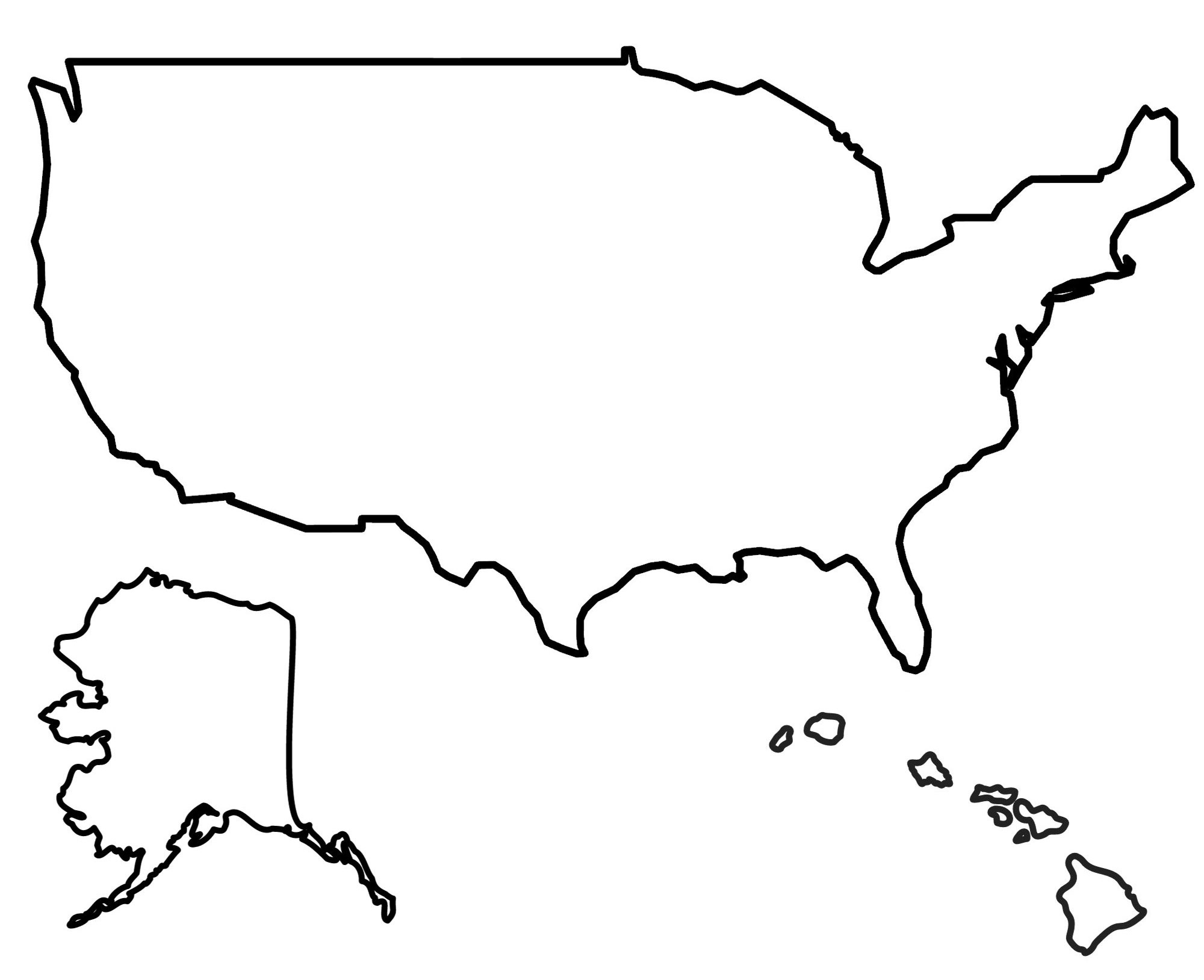 State Outlines: Blank Maps Of The 50 United States - Gis Geography throughout Us State Map Blank Printable