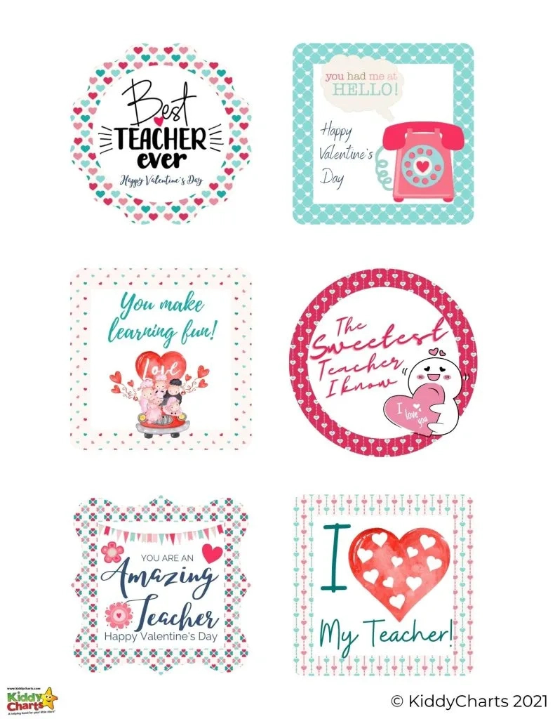 Teacher Valentine'S Cards - Print And Download - Kiddycharts throughout Free Printable Valentine's Day Cards For Teachers