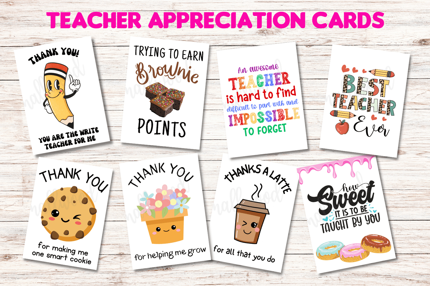 The Best Teacher Thank You Cards (21 Free Printables) - Cassie with regard to Free Printable Thank You Cards For Teachers