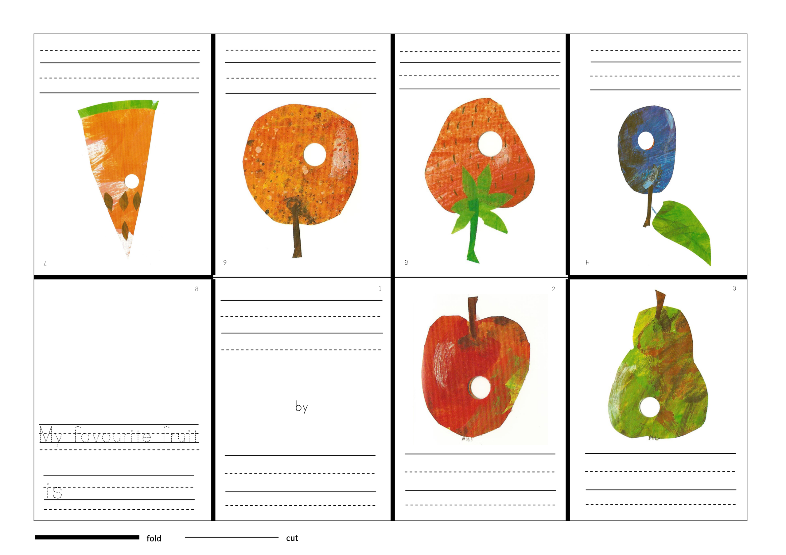 The Very Hungry Caterpillar Starts To Write | Primary Efl Resources for Very Hungry Caterpillar Printable Book