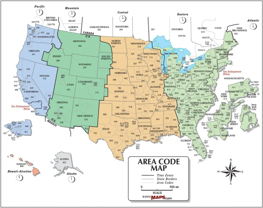 Time Zone Map Of The United States | Large Printable, Colorful throughout Us Time Zone Map Printable