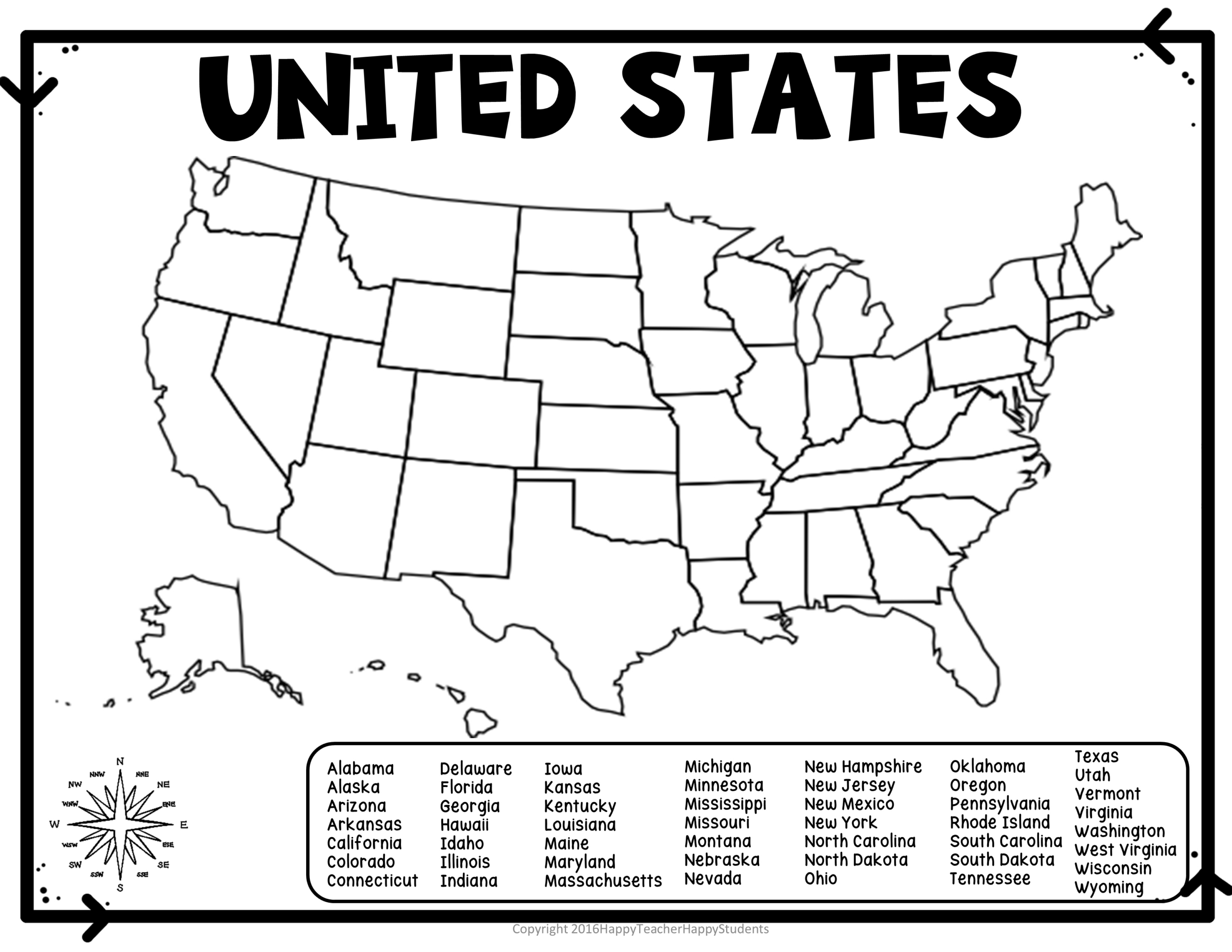United States Map Quiz & Worksheet- Usa Map Test W/ Practice Sheet with regard to United States Map Quiz Printable